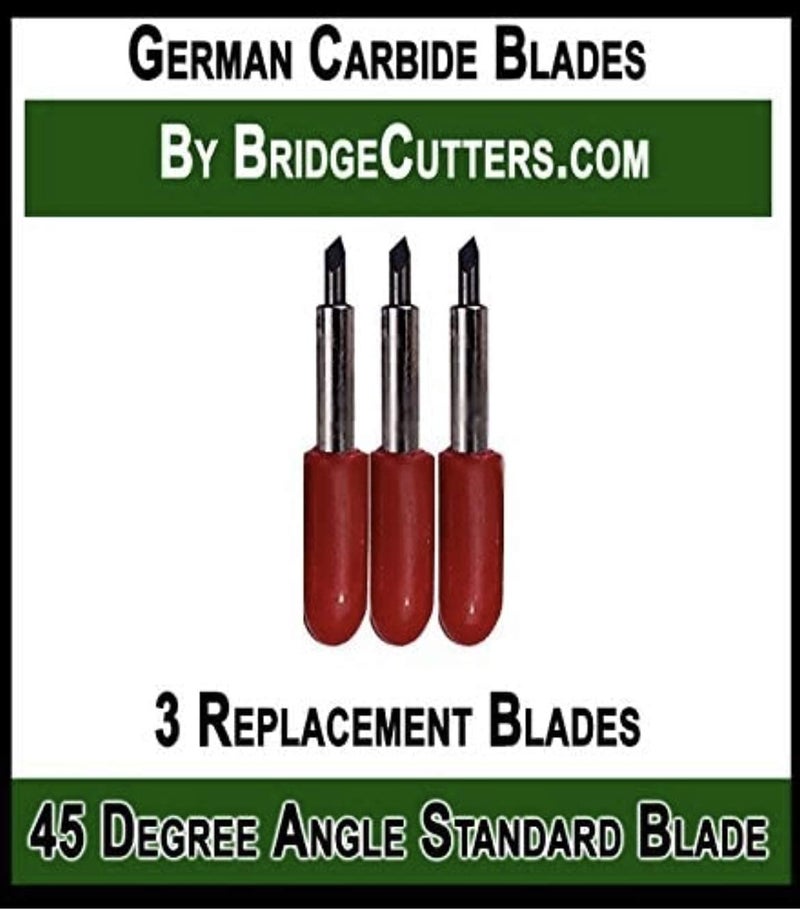 Bridge Cutters 3 Pack Compatible German Carbide Blades Replacement Premium Fine Point for Craft Cutting Machines Compatible with Bridge Explore Air Expression 2 Explore One Maker 1 2 3 - Image 3